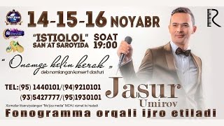 Jasur Umirov - Konsert 2016